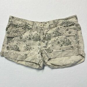 Y2K Shorts Grane Floral Linen
